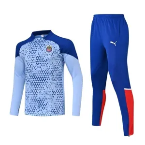 23-24 Chivas Guadalajara Training Suite Blue Long Sleeve Kits Cheap Jerseys Yupoo
