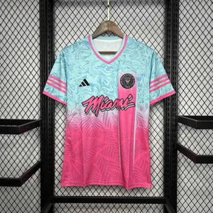 24-25 Inter Miami Special Beach Edition Kit Pink&Blue AAAAJerseys Dropshipping Yupoo
