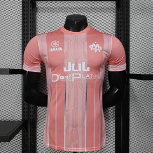 25-26 Marseille Pink YAMAHA OM X JUL Limited Edition Shirt Player Version été Kit AAAAJersey Yu