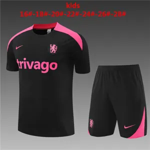 24-25 Chelsea Kids Training Soccer Jerseys Football Shirts