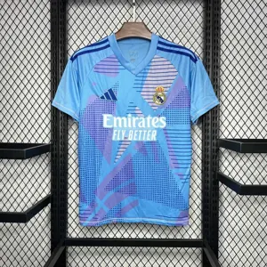 24-25 Real Madrid Blue Goalkeeper Kit Sport AAAAJersey Yupoo