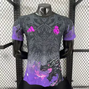 25-26 Real Madrid Dragon Pattern Kit Special Edition Player Version Soccer AAAAJersey Supply Yu