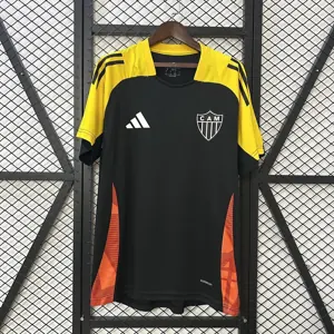 25-26 Atlético Mineiro Training Black Kit Soccer T-Shirt AAAAJersey Dropship Yupoo