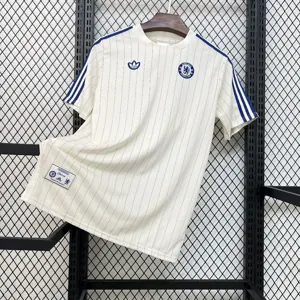 25-26 Chelsea White Retro Style Football Shirt Apparels AAAAJersey Wholesale Yupoo