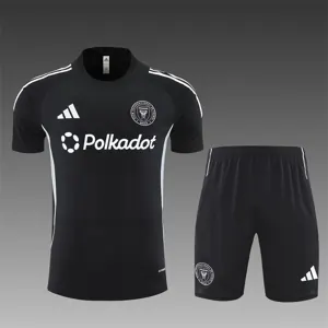 25-26 Inter Miami Black Training Kits Football Tracksuits