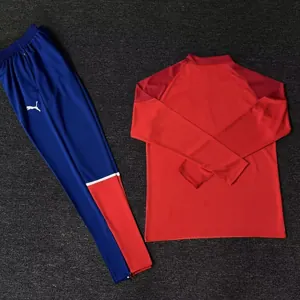 23-24 Chivas Guadalajara Training Suite Red Long Sleeve Kits Cheap Jerseys Yupoo 2