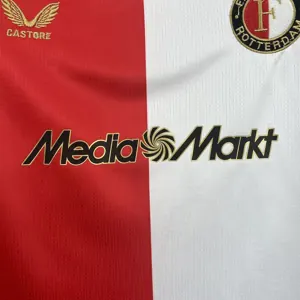 25-26 Feyenoord Rotterdam Home Kid Kits Youth Apparels AAAAJersey Supply Yupoo 1