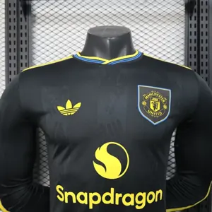 25-26 Manchester United Third Kit Player Version Long Sleeve Shirt AAAAJersey Wholesale Yupoo 1