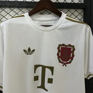 24-25 Bayern Munich 125th Anniversary White Kit Soccer T-Shirt AAAAJersey Dropship Yupoo 3