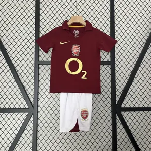 05-06 Arsenal Home Retro Kids Kits Children Shirt Cheap Jerseys Yupoo