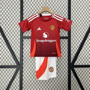 24-25 Manchester United Home Kid Kits Children Apparel AAAAJersey Wholesale Yupoo