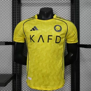 25-26 Al-Nassr Home Yellow Kit Player Version Soccer Shirt AAAAJersey Yupoo