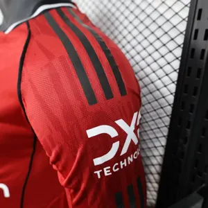 25-26 Manchester United Home Kit Player Version Long Sleeve Shirt AAAAJersey Wholesale Yupoo 3
