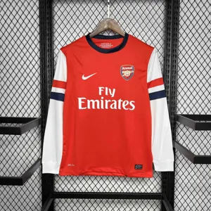 12-13 Arsenal Home Long Sleeve Retro Kit Vintage Shirt AAAAJersey Wholesale Yupoo