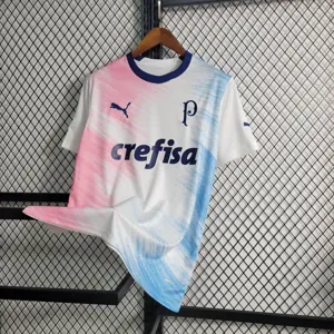 23-24 Palmeiras Special Edition White&Pink S-4XL Cheap Soccer Jerseys 9