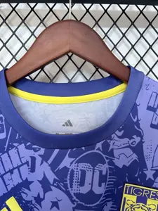 25-26 Tigers UANL Pre-Game Kit Soccer T-Shirt AAAAJersey Supply Yupoo 4