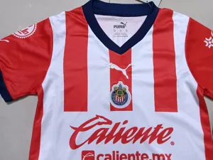 22-23 Chivas Guadalajara home kids kit 1
