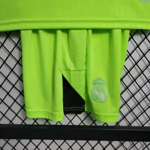 23-24 Real Madrid Kids Green Goalkeeper Kits Soccer Jerseys Yupoo 5