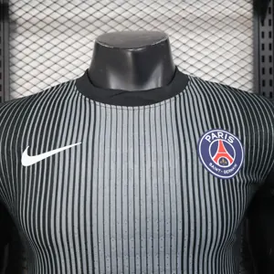 25-26 PSG Black Goalkeeper Kit Player Version Shirt AAAAJersey Supply Yupoo 7