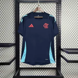 25-26 Flamengo Navy Training Kit Soccer T-Shirt AAAAJersey Supplier Yupoo