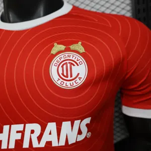 26-27 Toluca Home Mens Kit Red Shirt Football Shirt Uniform AAAAJersey Supply Yupoo 4