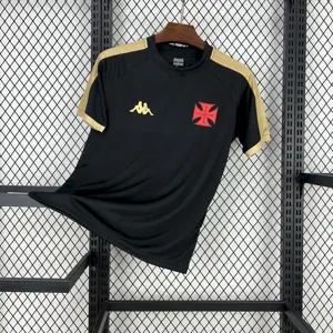 25-26 Vasco da Gama Gold CRVG Black Shirt Soccer Uniform AAAAJersey Yupoo