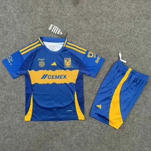 24-25 Tigres UANL Away Kid Kits Youth Apparels AAAAJersey Supply Yupoo