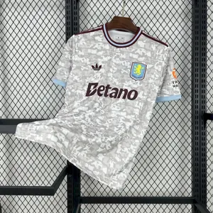 25-26 Aston Villa Third Shirt Football Uniforms AAAAJersey Dropship Yupoo