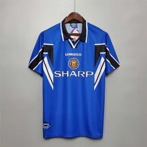 96-98 Manchester United third away blue