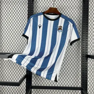 25-26 Real Sociedad Home Kit Soccer Uniform Sport Shirt AAAAJerseys Dropshipping Yupoo