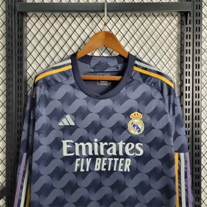 23-24 Real Madrid away long sleeved size S-3XL Soccer Jersey 6