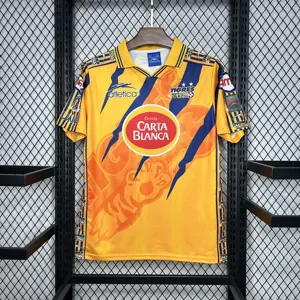 97-98 Tigres UANL Home Retro Kit Vintage Shirt Sport AAAAJersey Yupoo