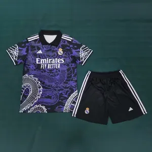 24-25 Real Madrid Specia Edition Kits Dragon Concept Blue Shirts Football AAAAJerseys Yupoo