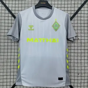 25-26 SV Werder Bremen Away Shirt Football Apparels Soccer Summer Sports Kit AAAAJersey Cheap Y