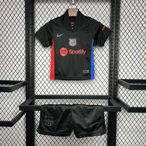 24-25 Barcelona Away Kid Kits Youth Apparels AAAAJersey Supplier Yupoo 3