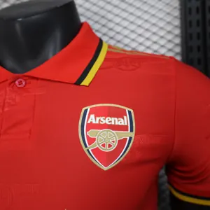 25-26 Arsenal Red Special Edition Kit Player Version Polo Sino Shirt AAAAJersey Supply Yupoo 6