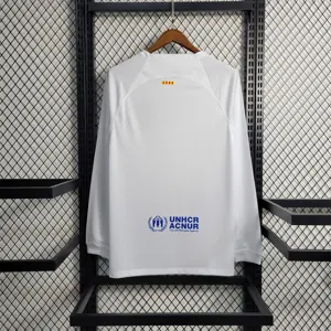 23-24 Barcelona white away Long Sleeve 8