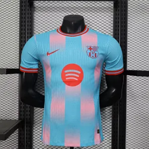 25-26 Barcelona Blue&Pink Special Edition Kit Player Version Shirt Soccer AAAAJersey Yupoo