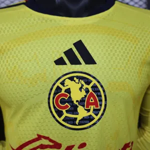 26-27 Club America Home Kit Soccer Player Version Long Sleeve T-Shirt AAAAJersey Supply Yupoo 8 6