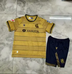 24-25 Real Sociedad Away Kid Kits Youth Apparels Soccer AAAAJersey Yupoo