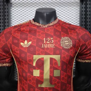 25-26 Bayern Munich 125th Anniversary Red Kit Player Version Shirt AAAAJersey Supply Yupoo 1