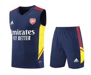 22-23 Arsenal vest training suit kit Royal Blue