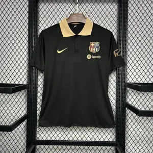 24-25 Barcelona Black Polo Shirt Soccer Uniforms Soccer AAAAJersey Yupoo