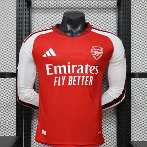 26-27 Arsenal Mens Home Red Kit Player Version Soccer Long Sleeve Shirt AAAAJersey Dropship Yupoo 8