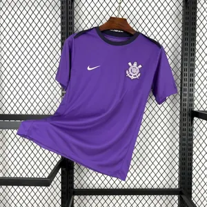 25-26 Corinthians Purple Training Kit Soccer T-Shirts AAAAJersey Dropship Yupoo