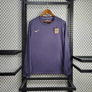 2024 England Away Long Sleeve Kit UEFA Euro Shirt Soccer Jerseys Yupoo