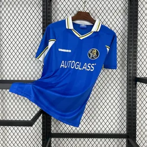 97-99 Chelsea Home Retro Kit Vintage Shirt AAAAJersey Supplier Yupoo