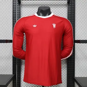 26-27 Manchester Unite Mens Casual Retro Style Football Long Sleeve Shirt AAAAJersey Wholesale Yupoo