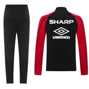 25-26 Manchester United Retro Red Football Tracksuits Long Jacket Suits 2