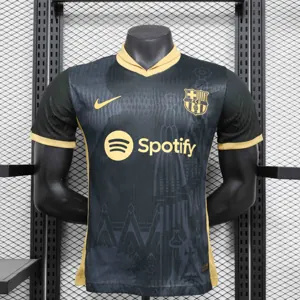 24-25 Barcelona Black&Gold Special Edition Player Version Shirt AAAAJersey Supplier Yupoo